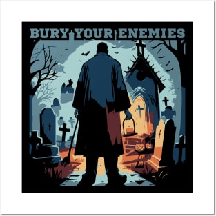 Bury Your Enemies // Riot Girl Scary Night Posters and Art